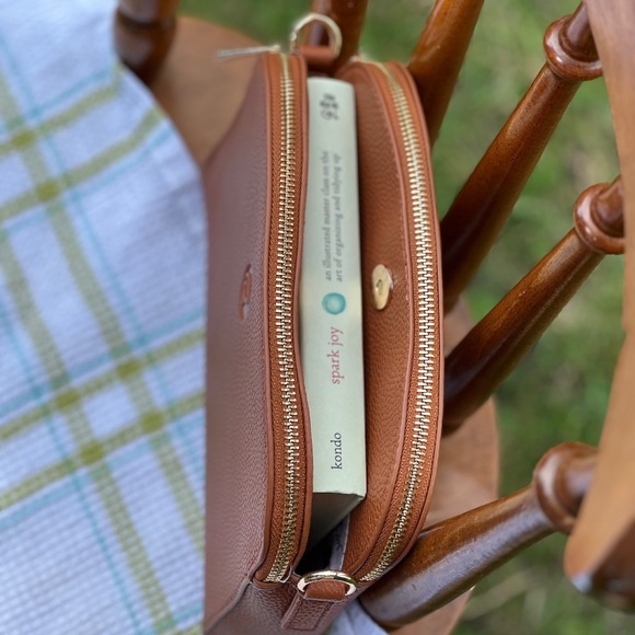 LEATHER CROSSBODY BAG - Picture 4 of 6